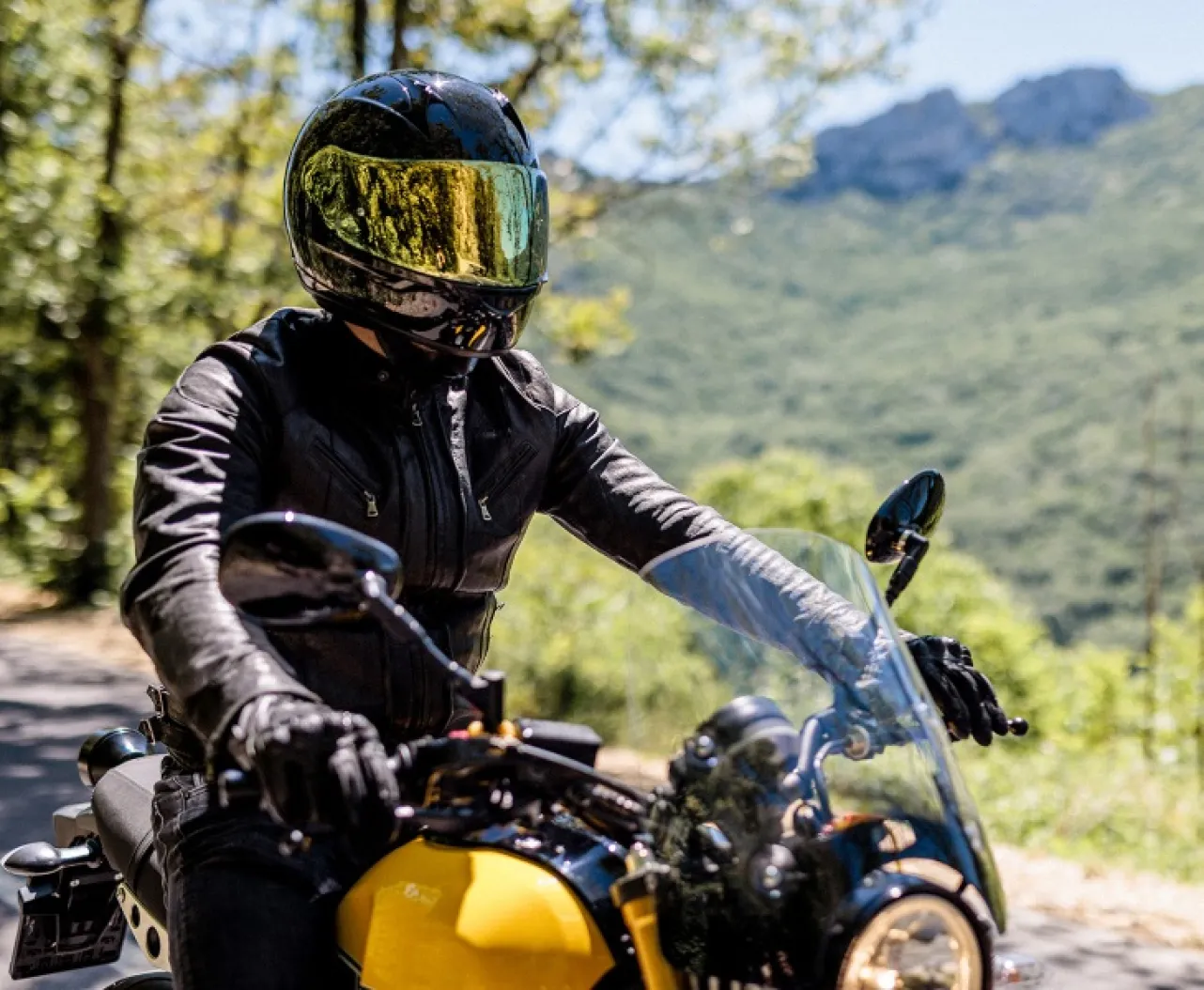 Uitrusting motorrijders